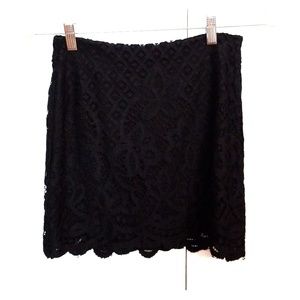 NWOT Free People Dreamy Days Black Lace Mini